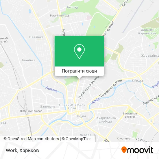 Карта Work