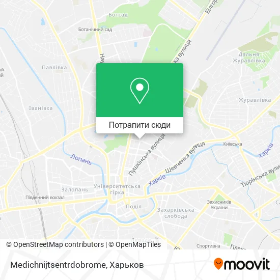 Карта Medichnijtsentrdobrome