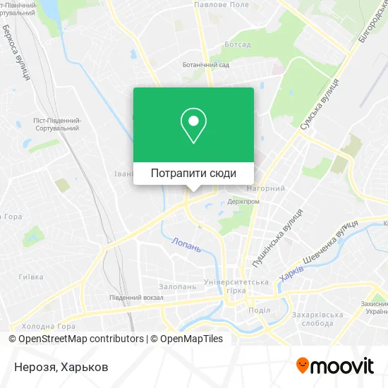 Карта Нерозя