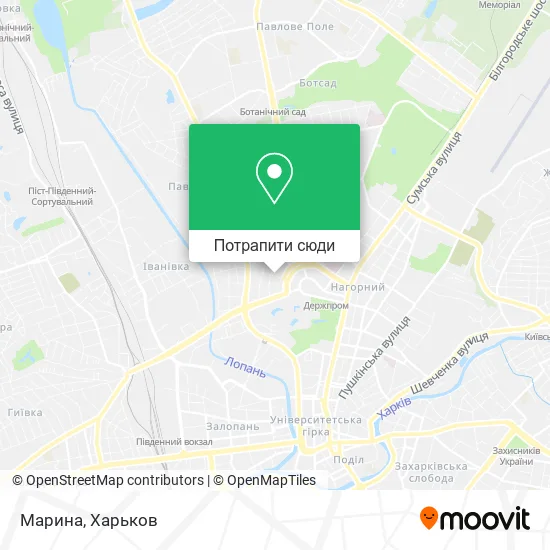 Карта Марина