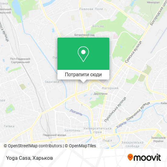 Карта Yoga Casa