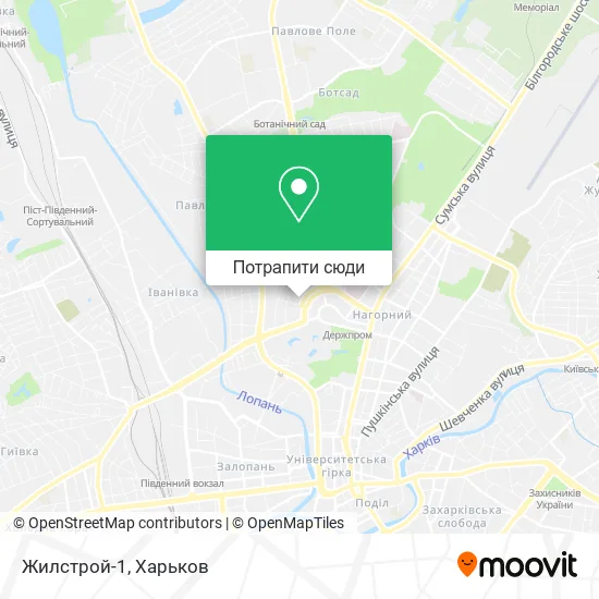 Карта Жилстрой-1