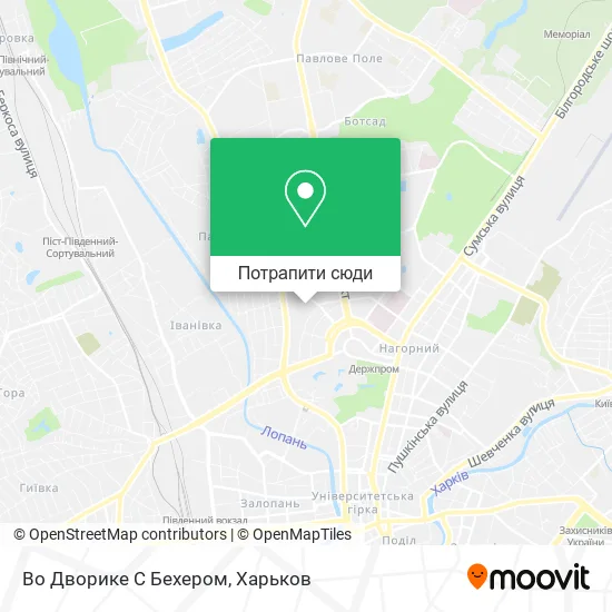 Карта Во Дворике С Бехером