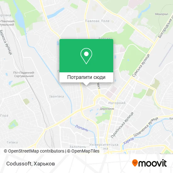 Карта Codussoft