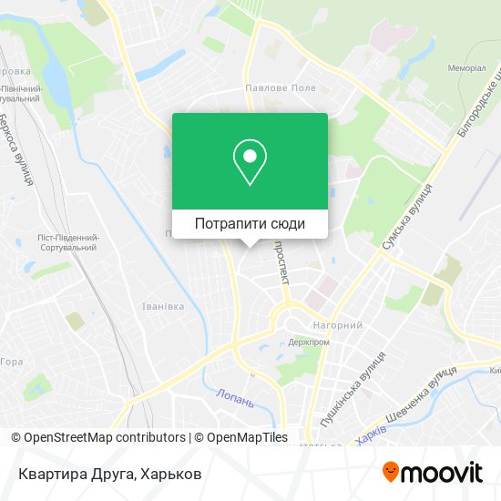 Карта Квартира Друга