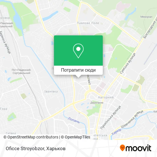 Карта Oficce Stroyobzor