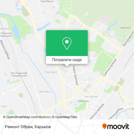 Карта Ремонт Обуви