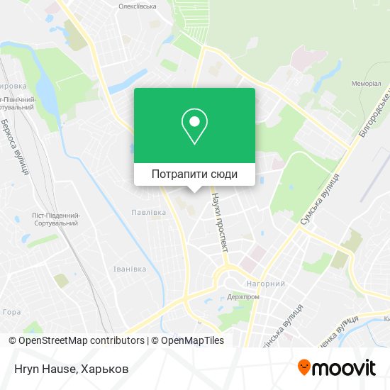 Карта Hryn Hause