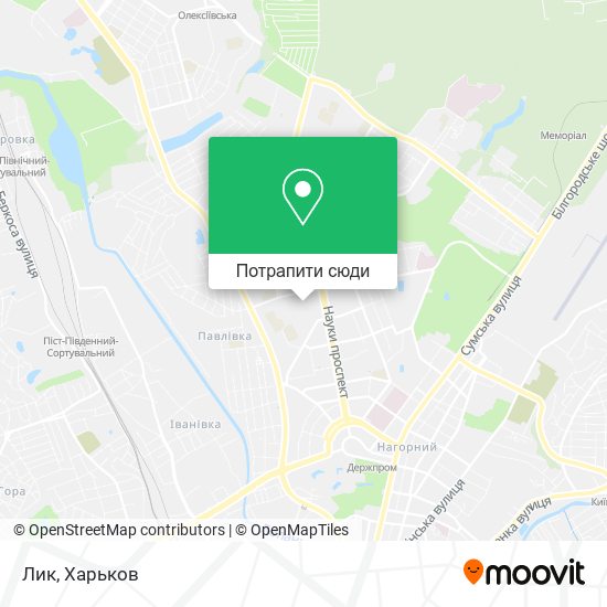 Карта Лик