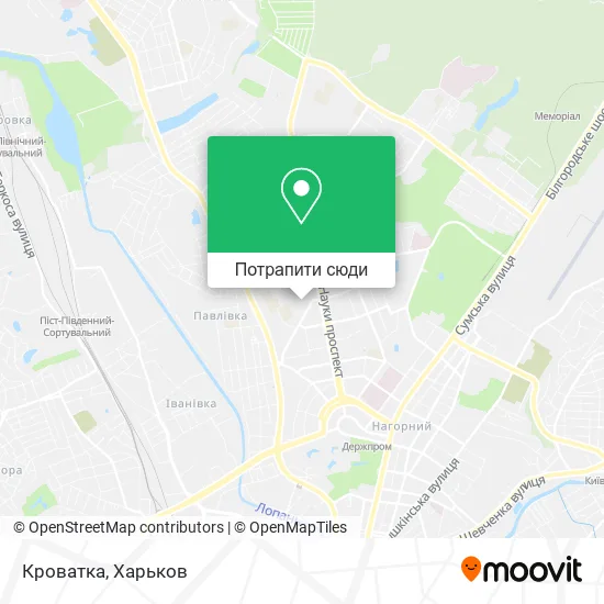 Карта Кроватка