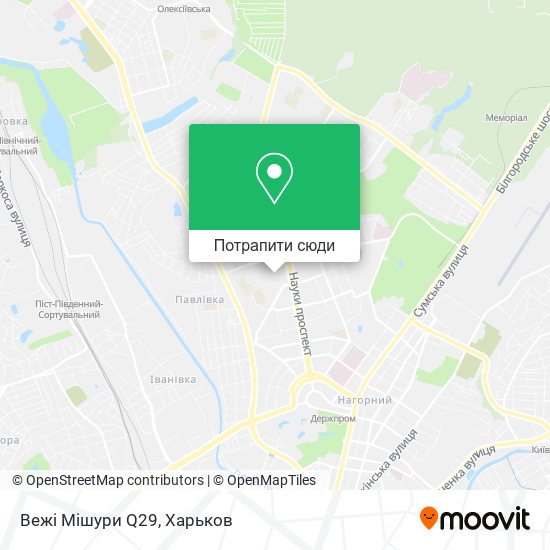 Карта Вежі Мішури Q29