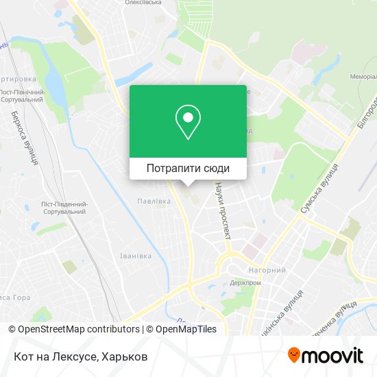 Карта Кот на Лексусе