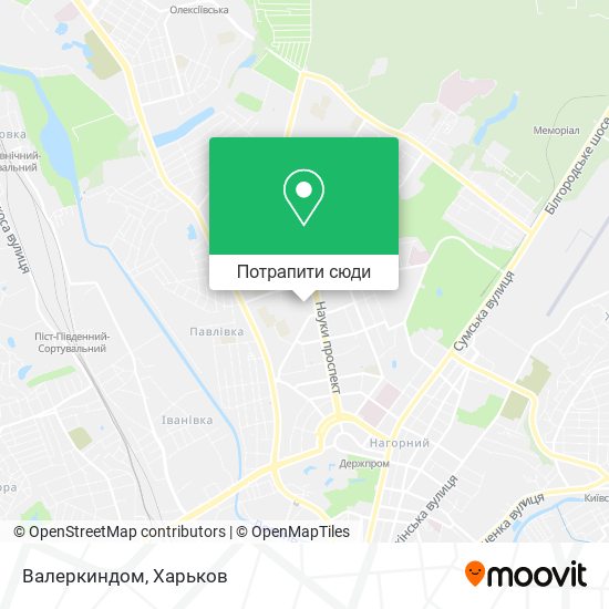 Карта Валеркиндом