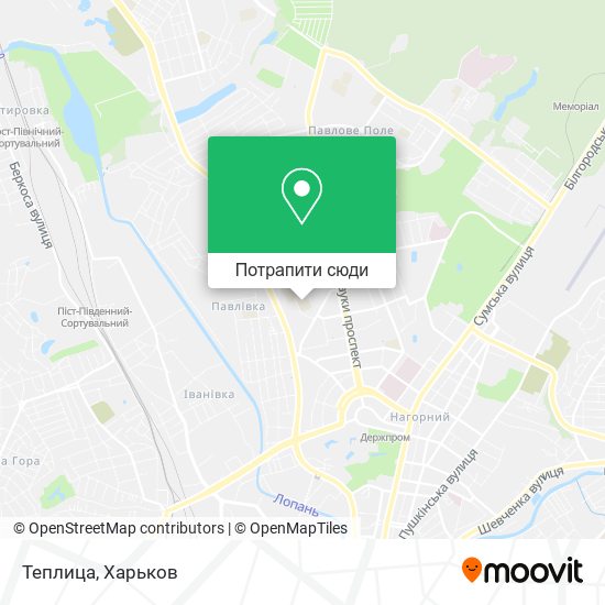 Карта Теплица