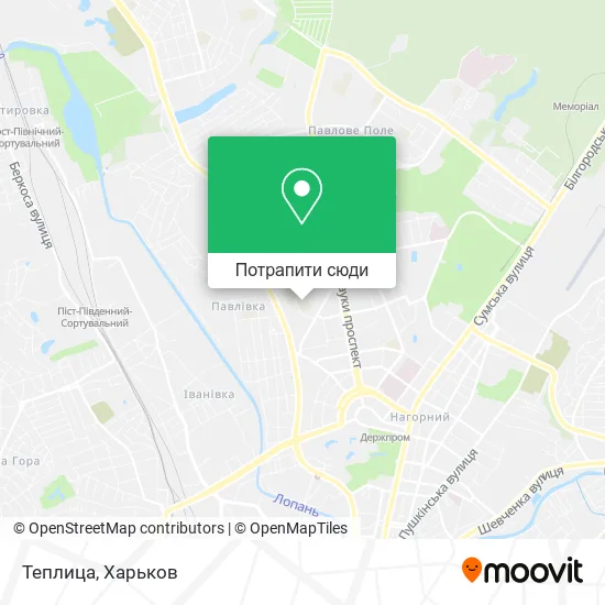 Карта Теплица