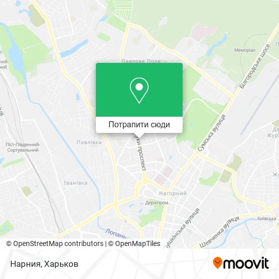 Карта Нарния