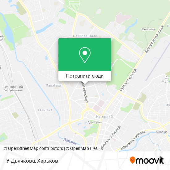 Карта У Дьячкова