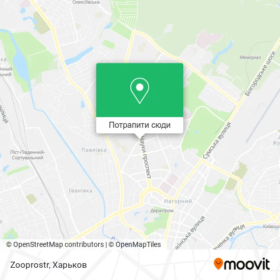 Карта Zooprostr