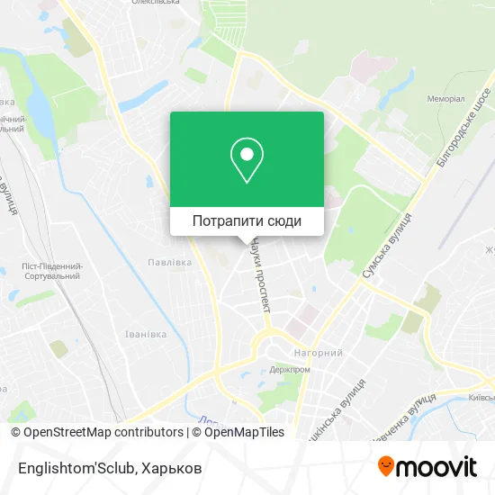 Карта Englishtom'Sclub