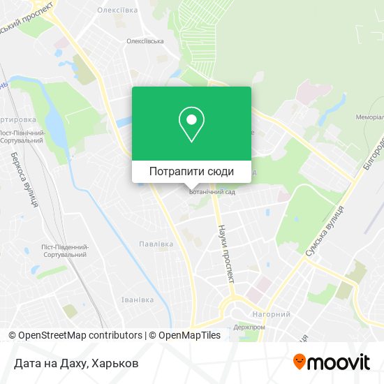 Карта Дата на Даху
