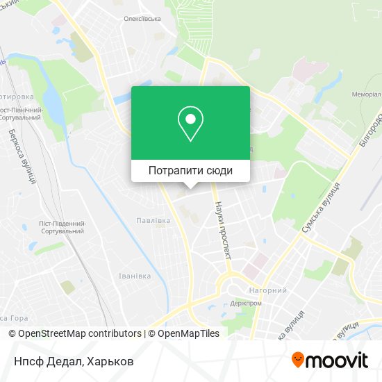 Карта Нпсф Дедал