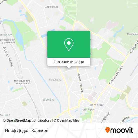 Карта Нпсф Дедал