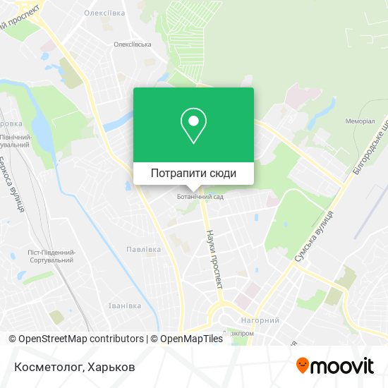 Карта Косметолог