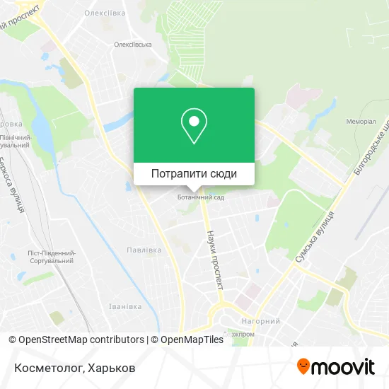Карта Косметолог