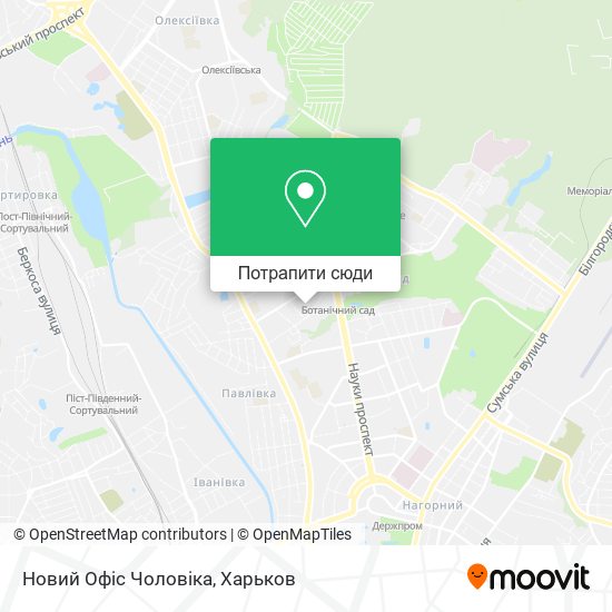 Карта Новий Офіс Чоловіка