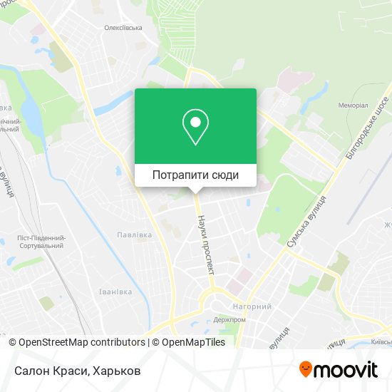 Карта Салон Краси