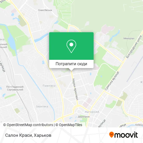 Карта Салон Краси