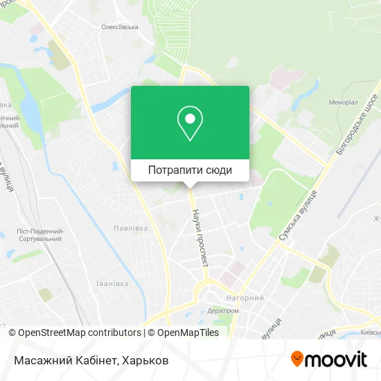 Карта Масажний Кабінет