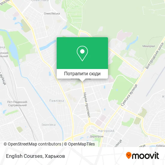 Карта English Courses
