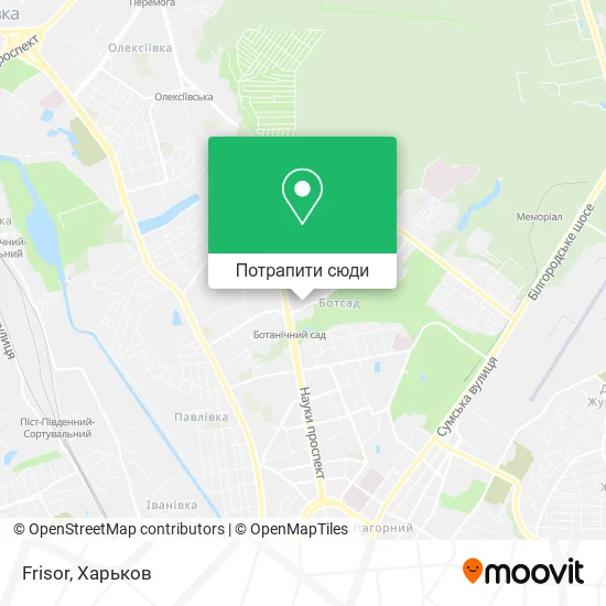 Карта Frisor