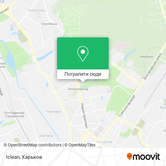 Карта Iclean