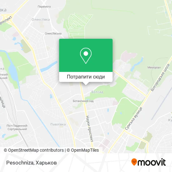 Карта Pesochniza