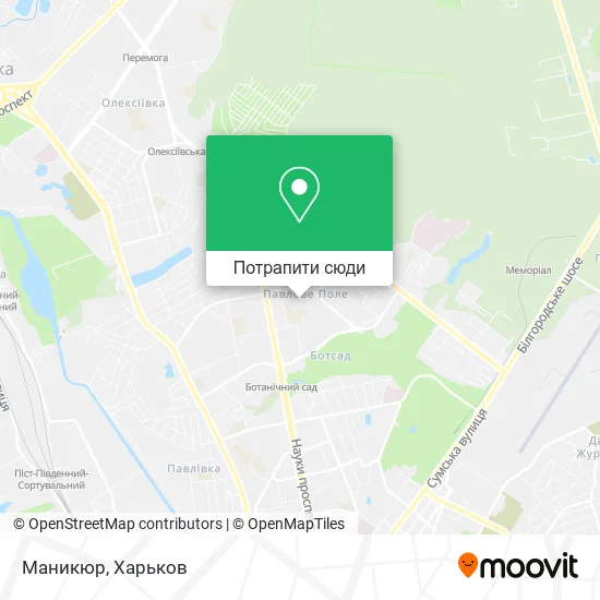 Карта Маникюр