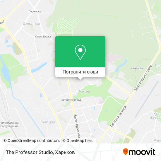 Карта The Professor Studio