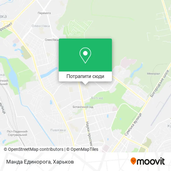Карта Манда Единорога