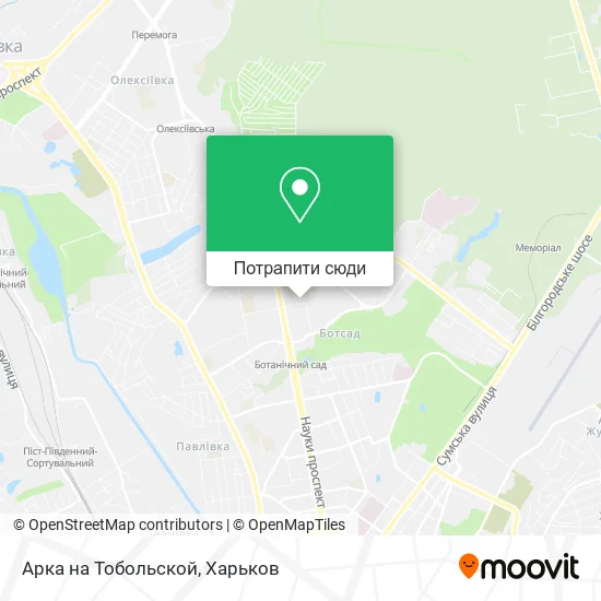 Карта Арка на Тобольской