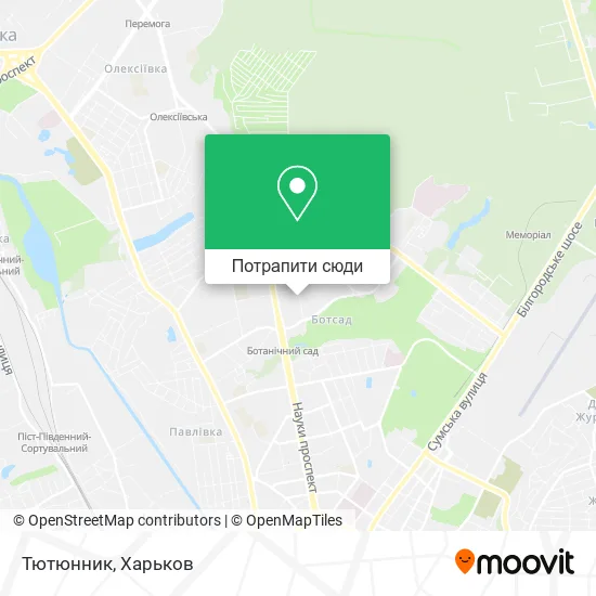 Карта Тютюнник