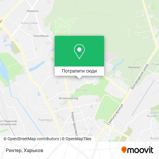 Карта Рихтер