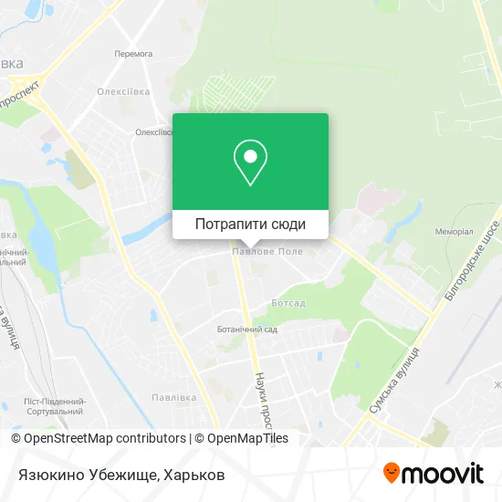 Карта Язюкино Убежище