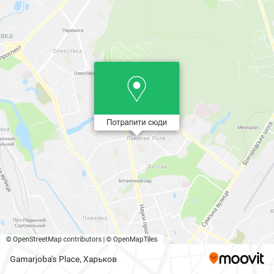 Карта Gamarjoba's Place