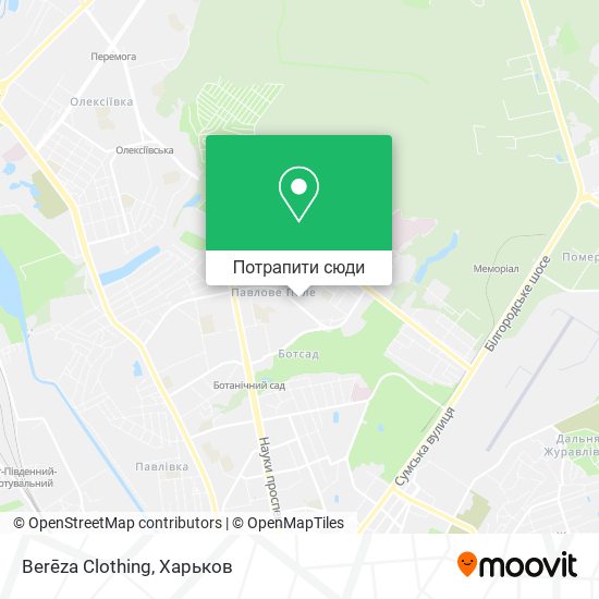 Карта Berēza Clothing