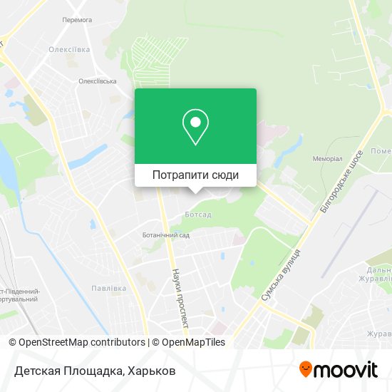 Карта Детская Площадка