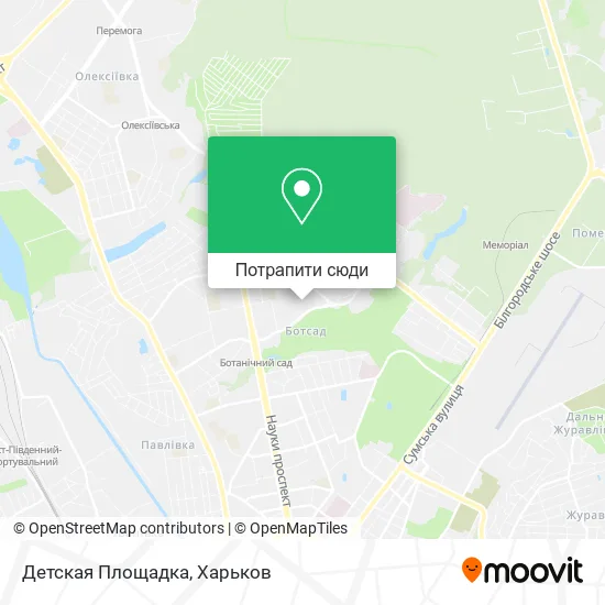 Карта Детская Площадка