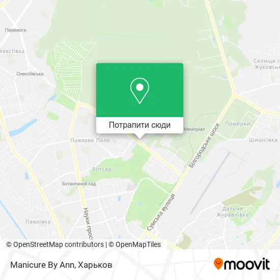 Карта Manicure By Ann