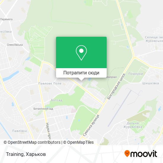 Карта Training