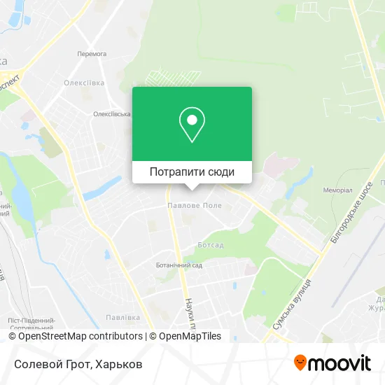 Карта Солевой Грот